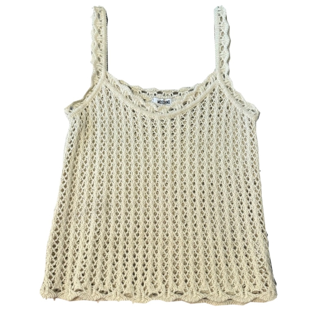 MOSCHINO vintage knit tank
